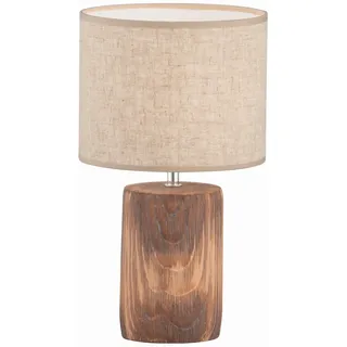 Fischer & Honsel Tischleuchte , Naturfarben , Textil, Stein , 43 cm , Lampen & Leuchten, Leuchtenserien