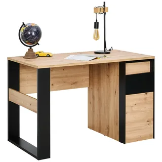 VOLEO Schreibtisch Voleo Schwarz / Eiche Artisan
