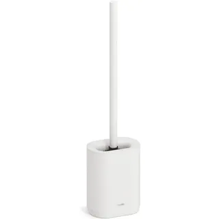 stardis Pure WC Bürste Toilettenbürste matt Silikon Klobürste kompakt antibakteriell Bürstengarnitur weiß