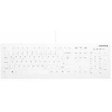 Cherry Active Key AK-C8112 - keyboard - wipe disinfection flat key profile IP68 - 100% full size - QWERTZ - German - white Input Device - Tastaturen - Deutsch - Weiss