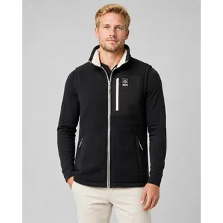 LPO Sweatweste "Sweatweste Raven Knit" mit Langhaarfleece, schwarz