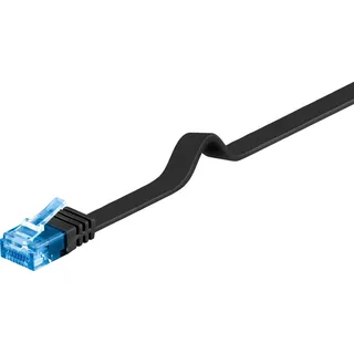 goobay goobay Patch-Kabel (U/UTP, CAT6a, 0.5m - Schwarz