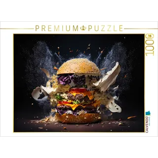 CALVENDO Puzzle Hamburger de Luxe | 1000 Teile Lege-Größe 64 x 48 cm Foto-Puzzle für glückliche Stunden