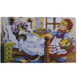 BP - Rotkäppchen und der Wolf Puzzle, Mehrfarbig (1947-3)