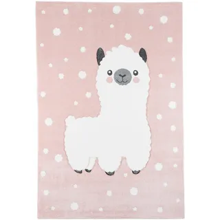 Pergamon Maui Kids Alpaka Kinderteppich 80 x 150 cm Rosa