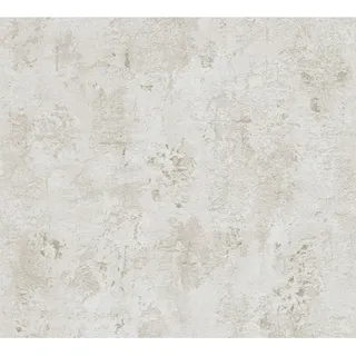 A.S. Création Vliestapete Uni Betonoptik Grau Beige