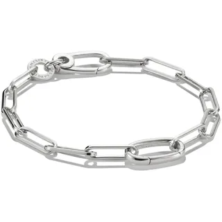 Thomas Sabo Charm-Armband Paperclip silberfarben Größe 18