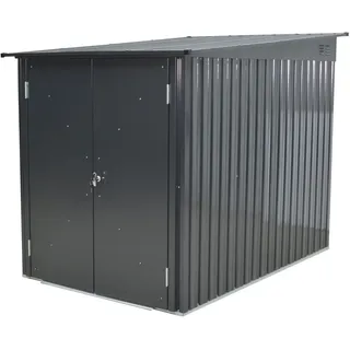 Tepro Fahrradbox Bike & More Midi 142 cm x 157 cm x 197 cm Anthrazit
