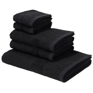 KangaROOS Summer Handtuchset 4-tlg. schwarz