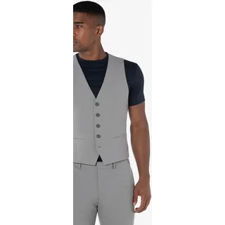 BENVENUTO. Anzugweste "SECCHIA" im Slim-Fit, lightgrau