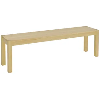 Homcom Sitzbank 3-Sitzer Holzbank Essbank im Landhaus-Stil, Küchenbank für Küche, Natur Holz, 33x45x150 cm Esszimmer, Bänke, Sitzbänke