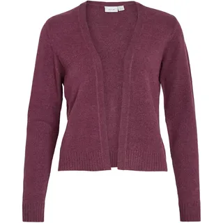 VILA Damen Viril Short L/S Knit Cardigan-noos Strickjacke, Fig,L