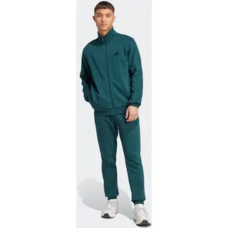 Trainingsanzug ADIDAS SPORTSWEAR "3-STREIFEN FLEECE", Herren, Gr. XXL, aurora ivy, Obermaterial: 70% Baumwolle, 30% Polyester, Sportanzüge Trainingsanzug