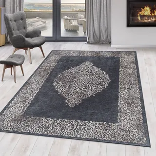 Ayyildiz Fiesta 4303 Webteppich 80 x 250 cm Schwarz