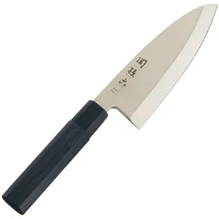KAI Seki Magoroku Kinju und Hekiju Deba 16,5 cm Klingenlänge - 8A solid & SUS420J2 - 58 & 56 (±1) HRC - handgefertigt - Pakkaholz & PP-Kunststoff - japanisches Hackmesser - Made in Japan