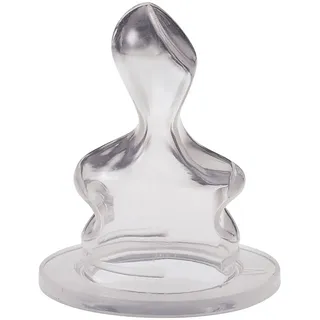 Nip Standardtrinksauger Anatomisch, Silikon, 0-6 Monate, Größe M, Milch, 2 Stück