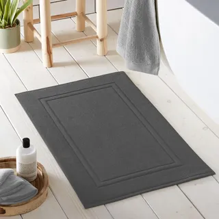 Drift Home - Abode Eco Badematte, 80% BCI-Baumwolle, 20% recyceltes Polyester, 50 x 80 cm, Anthrazit