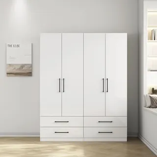 OTTO home Drehtürenschrank Sylt 160 x 200 x 52 cm Weiß
