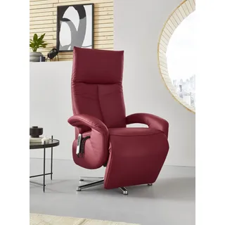 sit&more TV-Sessel Tycoon elektrisch 74 x 112 x 82 cm rot