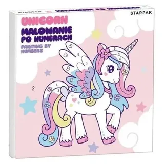 Malen nach Zahlen „Einhorn“ 20 x 20 cm – STARPAK