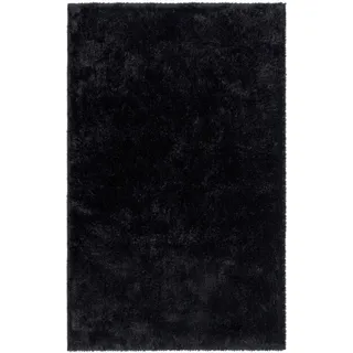 Xxxl Shaggy , Schwarz , Textil , Uni , rechteckig , 160x230 cm , Reach, AZO-frei, Global Recycled Standard (Grs) , für Fußbodenheizung geeignet, in verschiedenen Größen erhältlich, pflegeleicht , Teppiche Und Böden, Teppiche, Hochflorteppiche & Shaggys