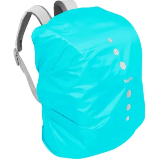 Playshoes Unisex Kinder Regenhülle für Rucksack Regenschutzhülle, Türkis, S