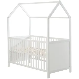 roba Hausbett 140x70cm Kinderbett weiß (203121WEFS)