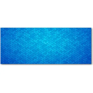 Tulup® Küchenrückwand Spritzschutz aus Glas -125x50 -Spritzschutz auf gehärtetes Glas Deko Kunst Abstraktes - Blau