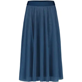 Tüllrock ZERO "Tüllrock mit elastischem Bund", Damen, Gr. 34, blau (sargasso sea), Einsatz: 100% Polyester PES., Röcke Tüllrock