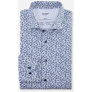 OLYMP Langarmhemd »Level Five 24/Seven body fit«, blau