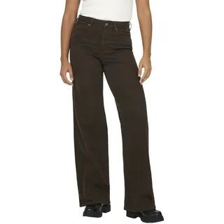 Only ONLMADISON BLUSH HW WIDE COLOR DNM NOOS Damen Jeans Braun : Größe - S/32 Größe: S/32 - Braun