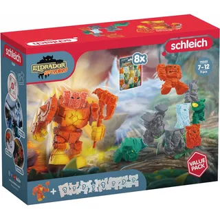 Schleich "ELDRADOR CREATURES, Lava-Roboter Value Pack (72225)", bunt,