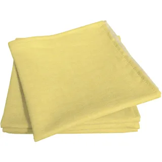 ADAM Audio Stoffserviette ADAM "Uni Light Collection" Gr. 1, gelb, B:30cm L:30cm, Obermaterial: 73% Leinen, 27% Baumwolle, Servietten, Stoffserviette