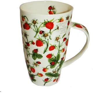 DUNOON Becher Form Henley Motiv "DOVEDALE-STRAWBERRY"