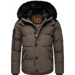 Stone Harbour Herren Winterjacke stylischer Winterparka mit abnehmbarer Kapuze Halvaar