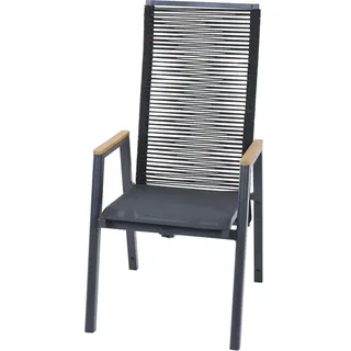 Siena Garden Bologna Gartenstuhl 56 x 74 x 113 cm grau