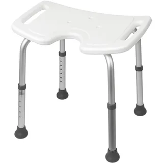 Mobiclinic Duschhocker Bahía höhenverstellbar weiß