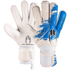 Ho Soccer Pro Curved Blue Legacy Torwarthandschuhe, Unisex, Erwachsene, Weiß/Blau, 10,5