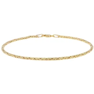 FIRETTI Königsarmband »Schmuck Geschenk Gold 585 Armschmuck Armkette Goldarmband Königskette«, goldfarben