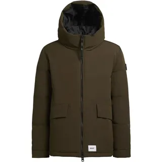 Winterjacke KHUJO "Winterjacke Gero-YM", Herren, Gr. XXL, grün (old grün), Obermaterial: 85% Polyester PES. 15% Baumwolle CO.  Obermaterial: Futter: 100% Polyester PES. 100% Polyester PES., Jacken Winterjacke