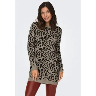 Only Strickkleid Animal Braun 38