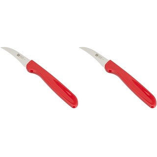 Zwilling Twin 38040-050 Schälmesser, rot, 1 Stück (Packung mit 2)