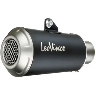 Leovince Lv-10 Black Edition Aprilia Rsv4 1000 Rr/tuono V4 1100/factory/rr 19-20 Ref:15234b Stainless Steel Nicht Homologierter Schalldämpfer - Black - Not Homologated