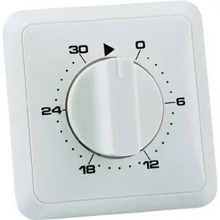 WALLAIR Unterputz-Timer analog Tagesprogramm 30 min 3680 W IP20 2polig