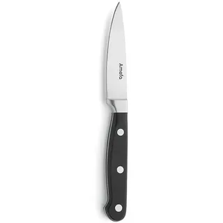 Amefa Gemüsemesser, 8,8 cm Klinge, 3Cr14-Klingenstahl, rostfrei | Schälmesser, Obstmesser, Kunststoff-Nietengriff, ausbalanciert, ergonomisch geformt, für Rechts- und Linkshänder, 20, 7 cm