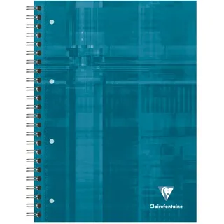 Clairefontaine 5x Bind'O Block A4+ 80 Blatt französische Lineatur Sortiert 8211C