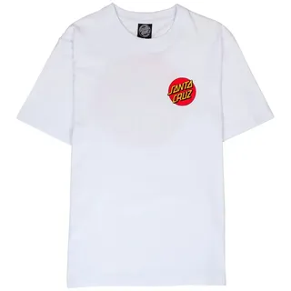 Santa Cruz Classic Dot Kurzarm-t-shirt - White - XS