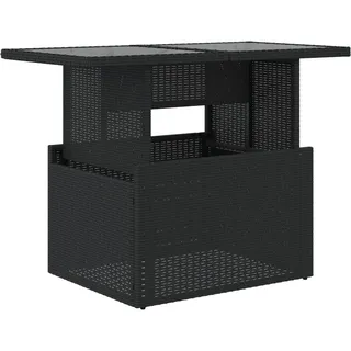 vidaXL Gartentisch 100 x 55 x 73 cm Schwarz
