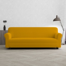 Italian Bed Linen Sofa-Schonbezug “Più Bello”, Gelb, 3 PLÄTZE