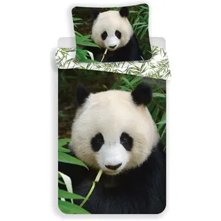 COFI 1453 Panda 02 Fotodruck Weiß 140 x 200 cm + 70 x 90 cm